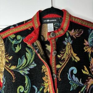 Tapestry Coat Vintage 90s NWT Deadstock Size 8